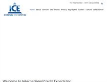 Tablet Screenshot of icecredit.ca